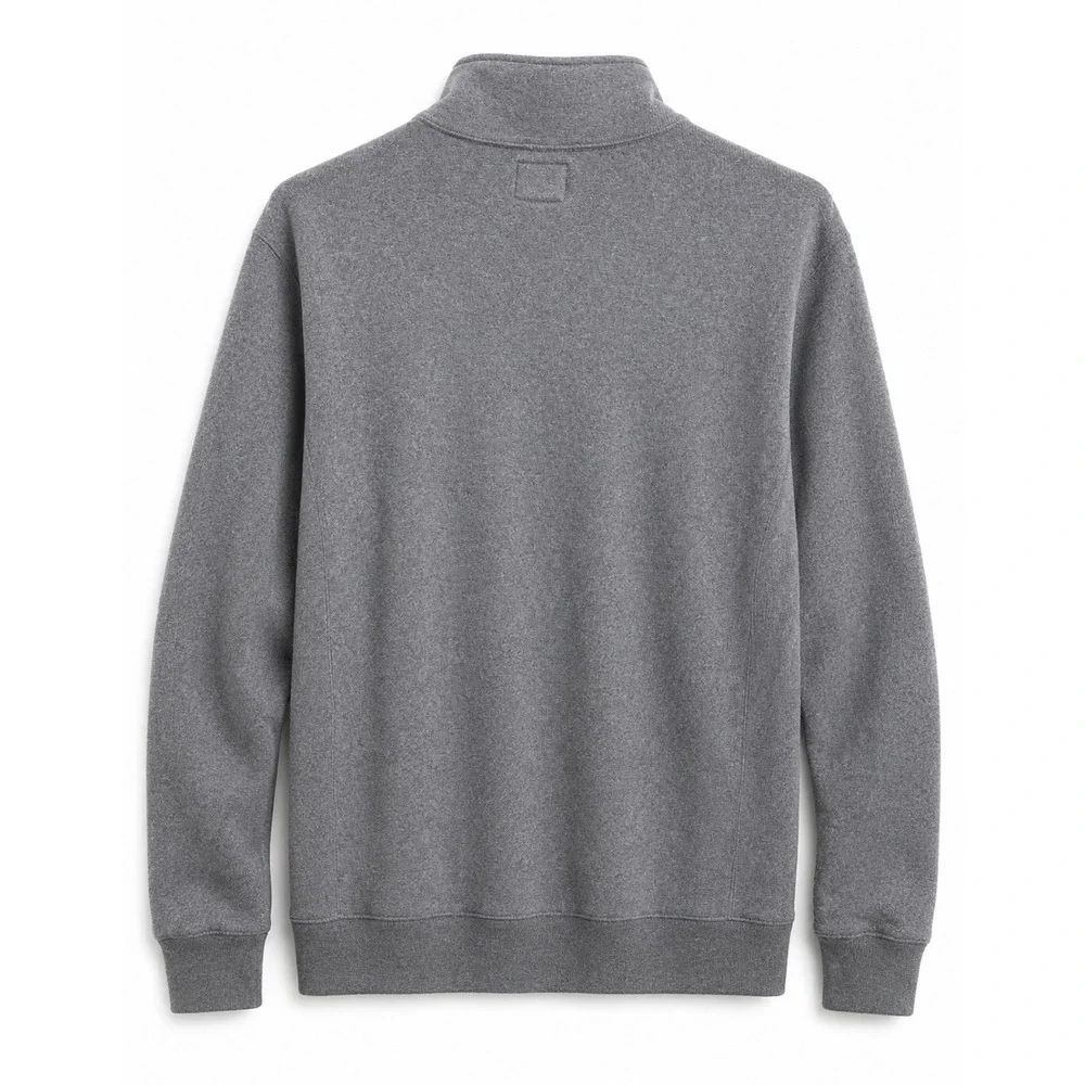 J.Crew Sporting Goods Men's Large Gray Quarter Zip Pullover Sweater